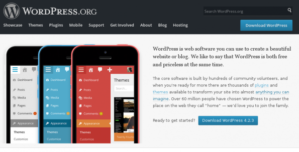 Site internet de WordPress