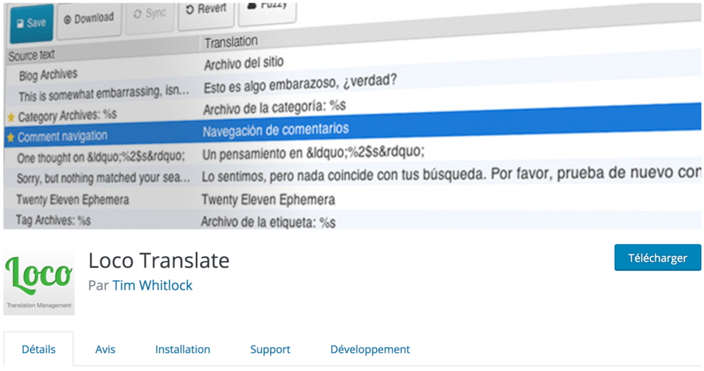 Plugins WordPress indispensables LocoTranslate