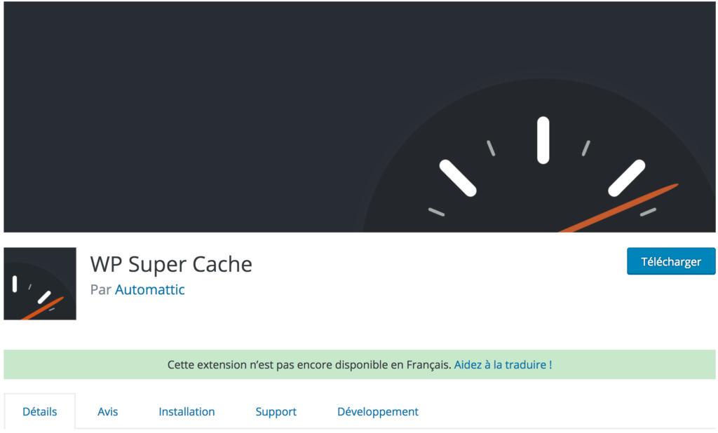 Plugins WordPress indispensables WP Super Cache