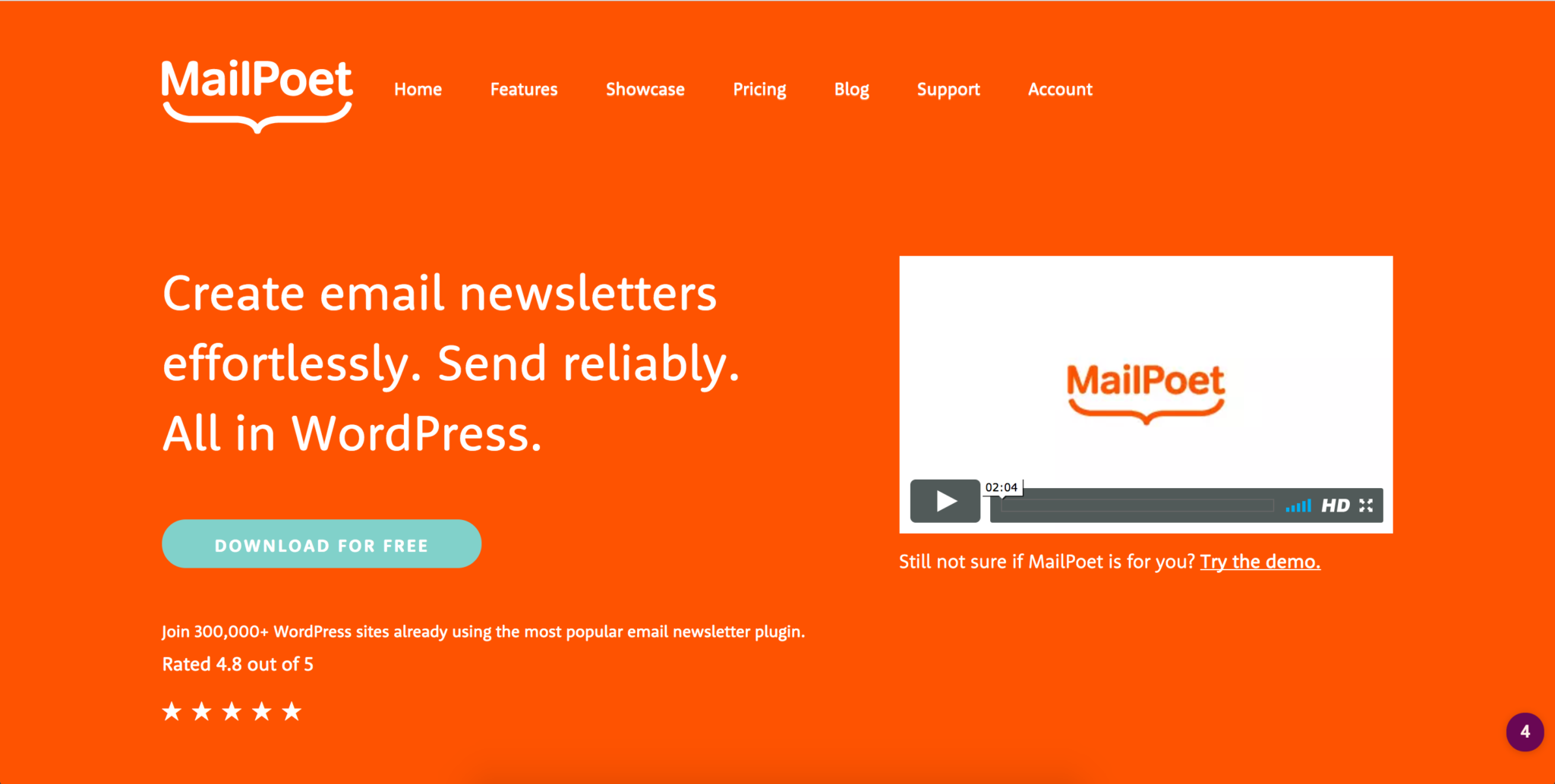 Outils de création de newsletters Mailpoet